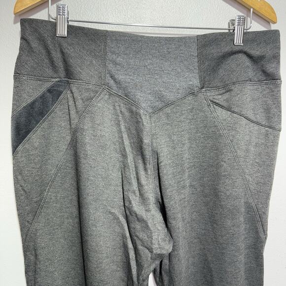 Tahari Sport Jogger Pants 3X Charcoal & Black Velvet Detail Cotton Stretch NWT - Picture 5 of 9